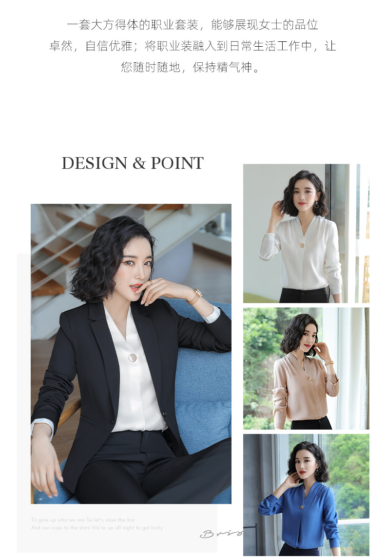 西服职业装 新款女装时尚大学生气质西服正装工作服